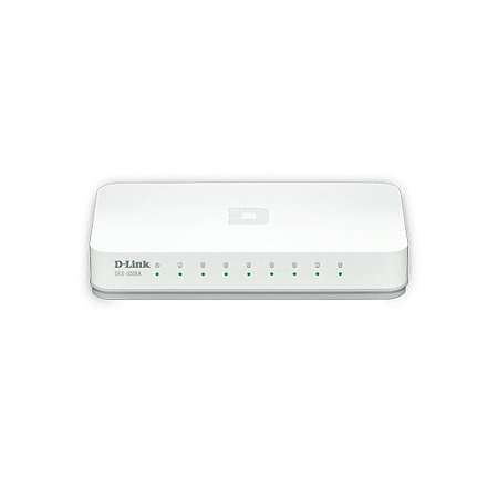 HUB SWITCH 8 PORTAS 100 MBPS DES-1008C FAST D-LINK