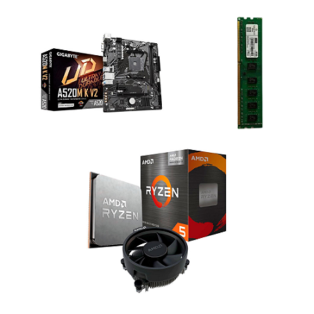 KIT UPGRADE RYZEN 5 4500 A520 GIGABYTE 8GB DE RAM