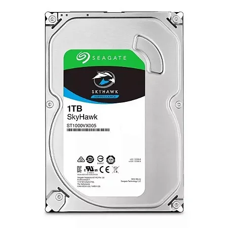 HD 1 TB SKYHAWK SURVEILLANCE 5900 RPM 64MB, 3.5" SATA ST1000VX005 SEAGATE
