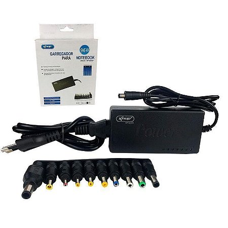 FONTE DE NOTEBOOK UNIVERSAL 10 PLUG KP-525A+ KNUP