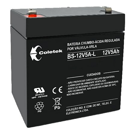 BATERIA SELADA DE NOBREAK BS-12V5A T1 COLETEK