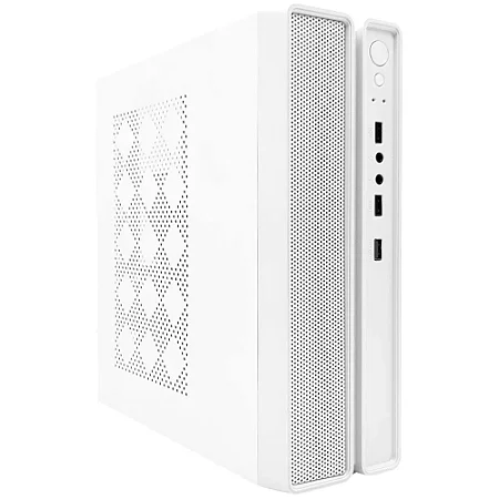 GABINETE SLIM COM FONTE 200W SLIMDESK BG-2002W BRANCO USB 3.0 / VERTICAL / HORIZONTAL / MICROATX BLUECASE