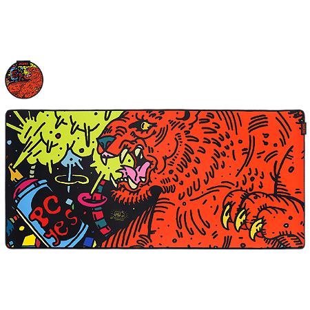 MOUSE PAD GAMER TIGER EXTENDED 900X420MM PMT90X42 PCYES
