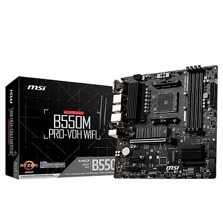 PLACA MAE B550M PRO-VDH WIFI AM4 DDR4 AMD MSI