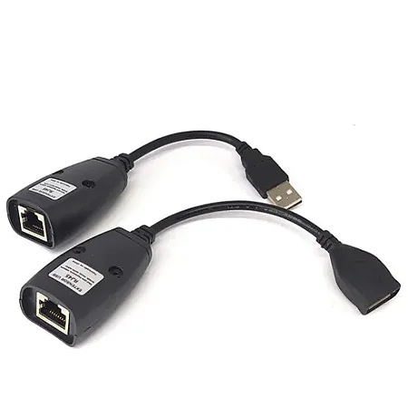 ADAPTADOR EXTENSOR USB VIA RJ45 HB-T88 KNUP