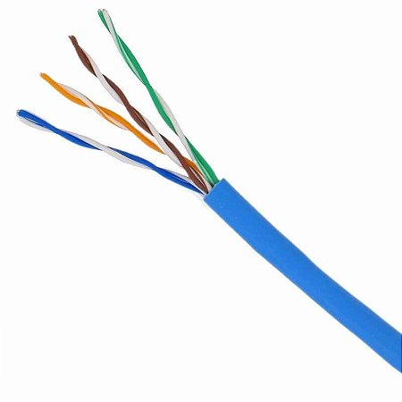 CABO DE REDE CAT5 AZUL CFTV O METRO