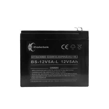 BATERIA DE NOBREAK SELADA BS-12V5A-L T1 COLETEK