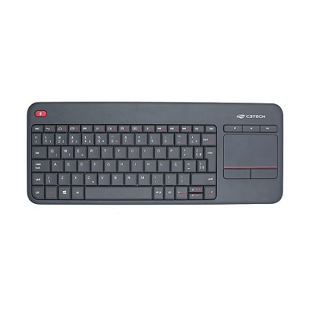 TECLADO SEM FIO COM TOUCHPAD K-WT200BK C3TECH