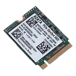 HD SSD M.2 256GB NVME 2230 ADATA, SK HYNIX, KIOXIA COM ADAPTADOR 2280