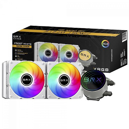 WATER COOLER FROST WHITE 240MM 5V 3 PIN RGB INTEL AMD CAF106 BRX