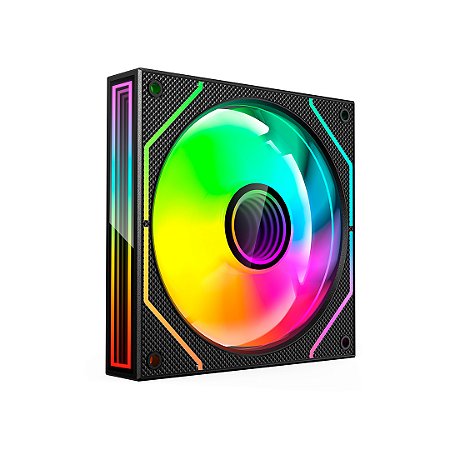 COOLER FAN 120MM PRETO ARGB 4P F9-L330BKRGB C3TECH