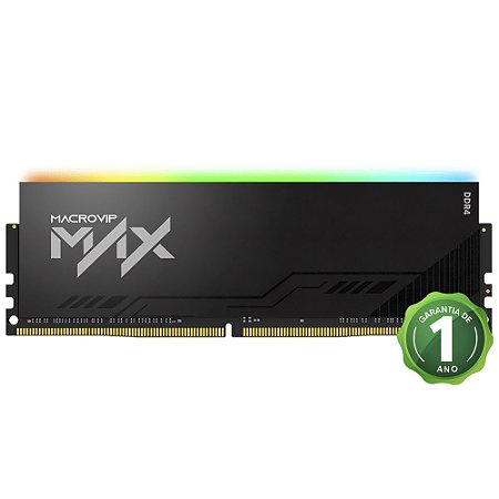 MEMORIA DDR4 8GB 3200MHZ RGB CL16 PC4-25600 MVX32N16/8R MACROVIP