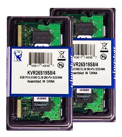 MEMORIA NOTEBOOK DDR4 4GB 2666MHZ KINGSTON