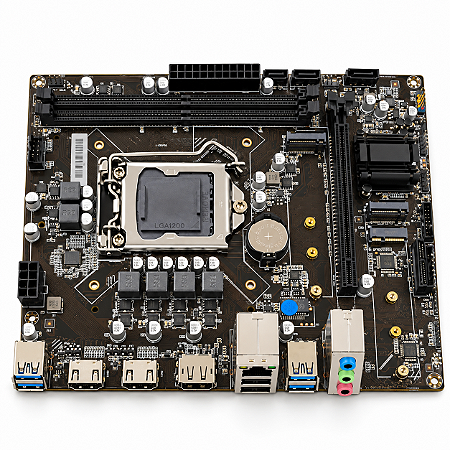 PLACA MAE H511 LGA 1200 DDR4 1 M.2 NVME 1 M2 NGFF 1 SLOT WIFI 2 HDMI 1 DISPLAYPORT USB 3.0 (10 e 11 GERAÇÃO) CREATIVE