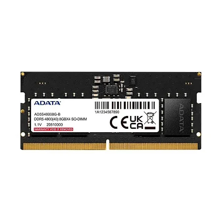 MEMORIA NOTEBOOK DDR5 8GB 4800MHZ AD5S48008G-S ADATA
