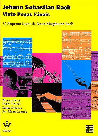 Vinte Peças Fáceis: O Pequeno Livro De Anna Magdalena Bach, De Bach, Johann Sebastian