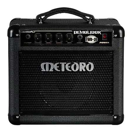 Amplificador Meteoro Demolidor Fwb-20 Para Baixo Preto 127v/220v
