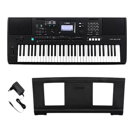 Teclado Musical Yamaha PSR-E473 - Preto Bivolt