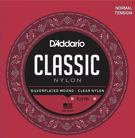 D'Addario Clássico EJ27N Encordoamento Para Violão Nylon