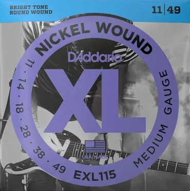 D'Addario EXL115 .011-.049 Encordoamento Guitarra