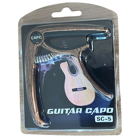 Capotraste Violão SC-5 Cor Madeira