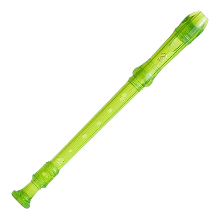 Flauta Doce Yamaha YRS-20B Verde Soprano Barroca