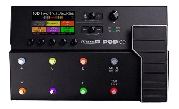 Pedal De Efeito Line 6 POD Go preto