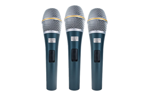 Kit 3 Microfones Kadosh K98