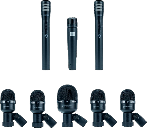 Kit 8 Microfones Bateria Kmd 108 Kadosh