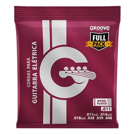 Encordoamento Guitarra Groove 011 GFP2X