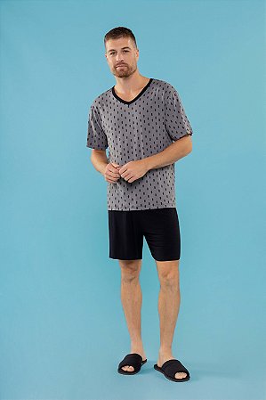 PIJAMA MASCULINO BLACK FOR MEN