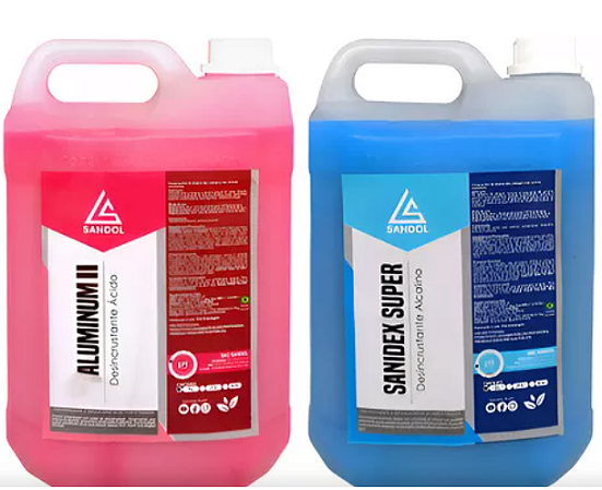 KIT SHAMPOO LAVAGEM EXTERNA SEM ESFREGAR – 5 LITROS - PRÉ LAVAGEM E LAVAGEM, RODAS, MOTOR E CHASSIS.