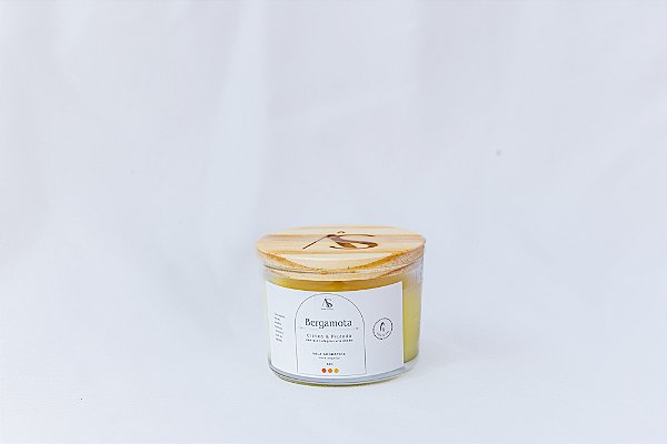 Vela Aromática Perfumada Bergamota 90g - Sweet Aromas