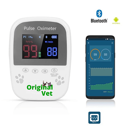 Oximetro Veterinário Portátil com Bluetooh