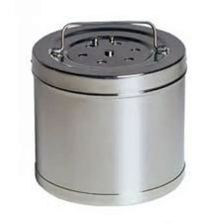 Tambor Perfurado em Inox com Alça 16X14Cm - Fami