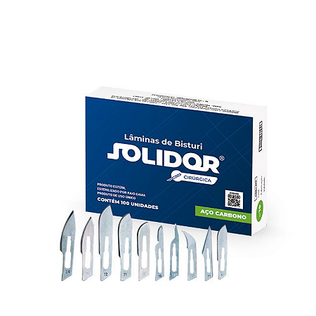 Caixa Láminas de Bisturi N°21 - Solidor