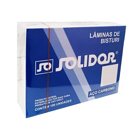 Caixa Láminas de Bisturi N°24 - Solidor