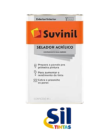 Selador Acrilico Suvinil 18.0 L