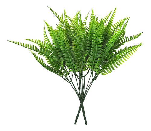 Kit Buquê Samambaia Artificial Decorativa 43cm 2 Unidades