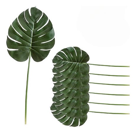 Kit 6 Costela De Adão Grande Planta Artificial Realista