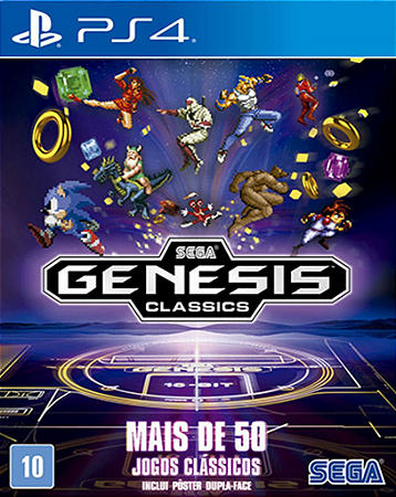 SEGA GENESIS CLASSICS PS4 PSN MIDIA DIGITAL