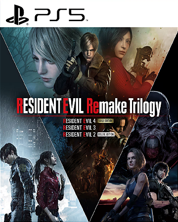 Resident Evil Remake Trilogy PS5 PSN MIDIA DIGITAL