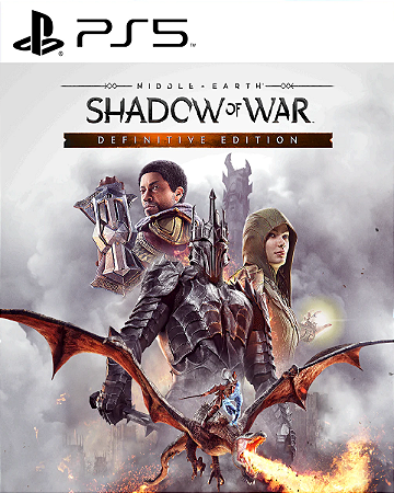 Terra-média: Sombras da Guerra Edição Definitiva PS5 PSN MIDIA DIGITAL
