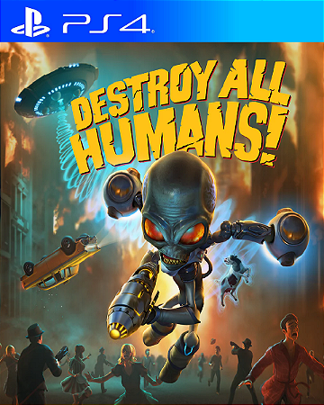 Destroy All Humans! Ps4 Psn Midia Digital