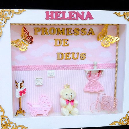Porta Maternidade menina promesa de Deus