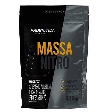 Massa Nitro Refil (2,52kg) - Probiotica.