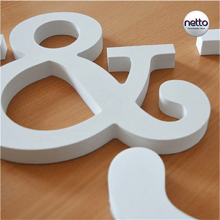 Letras Pvc Expandido 20mm até 45cm*