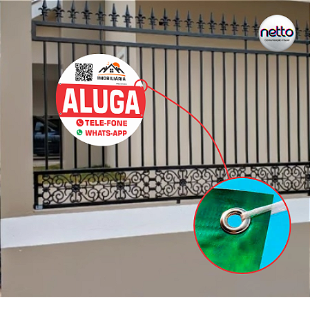 50 Placas de redondas IMOBILIÁRIA