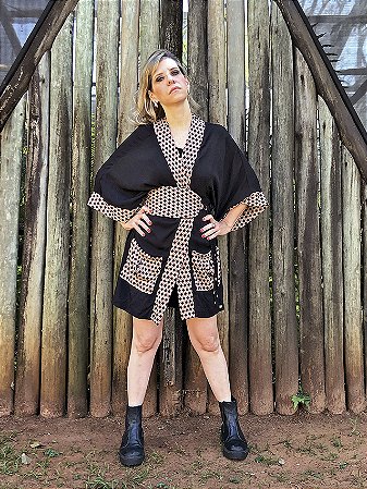 Quimono Dália com cinto