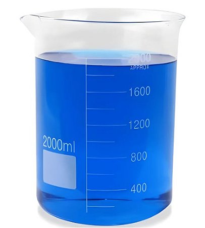 BECKER - FORMA BAIXA - GRADUADO COM BICO - BOROSSILICATO - 100ML